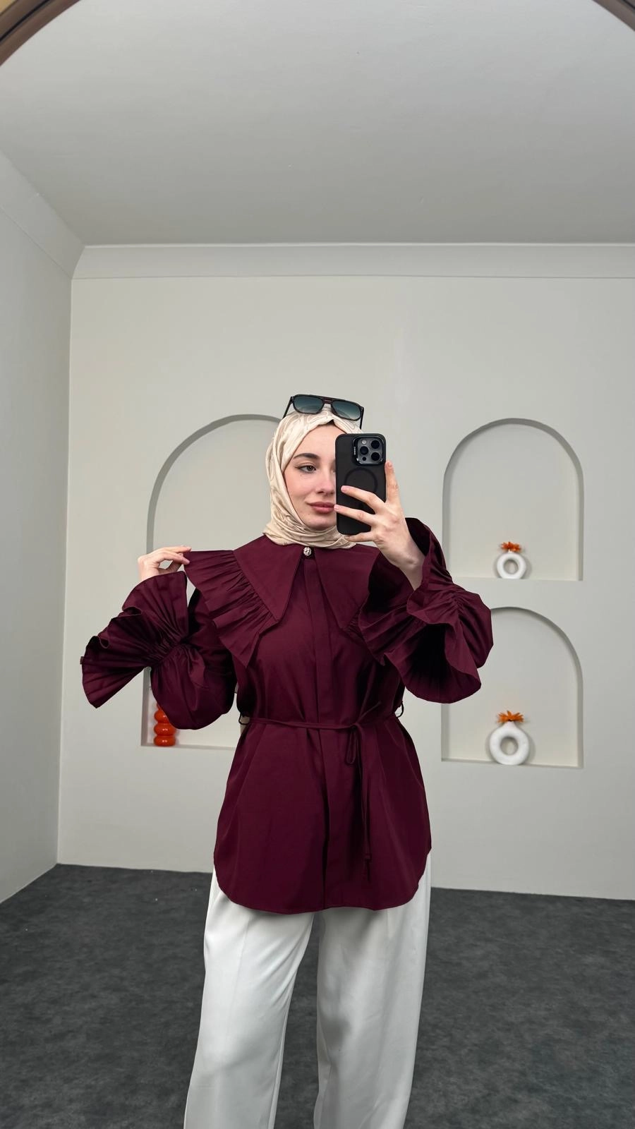 Eses%20Pelerin%20Yaka%20Poplin%20Tunik