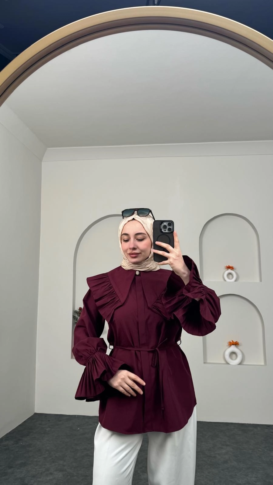 Eses%20Pelerin%20Yaka%20Poplin%20Tunik