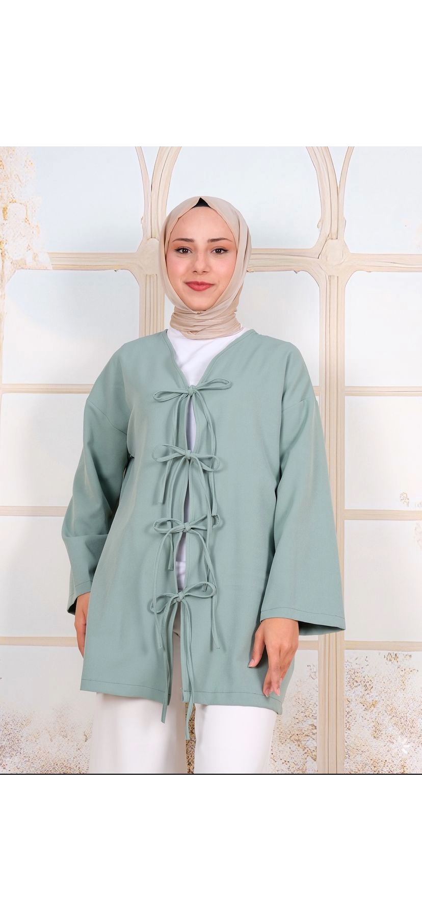 Önden%20Bağcıklı%20İthal%20Double%20Kumaş%20Ceket