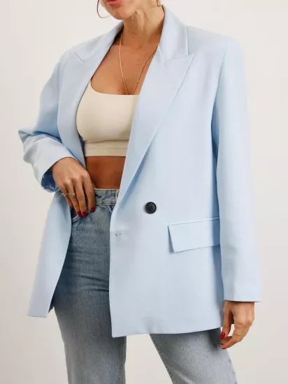 Poli Viskon Blazer Ceket